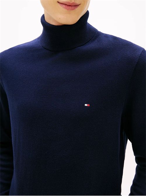 Pullover con cashmere e collo dolcevita TOMMY HILFIGER | MW0MW28048DW5